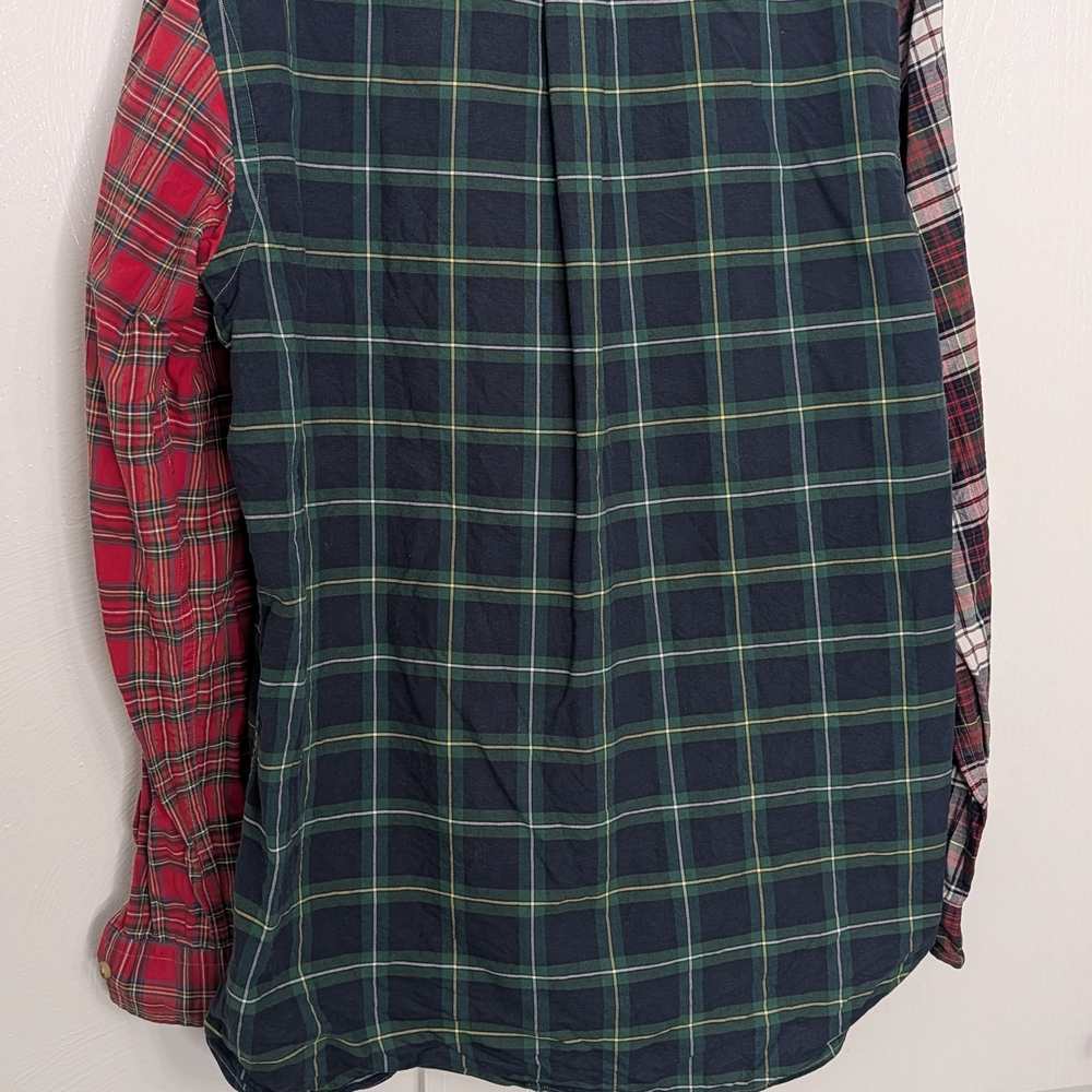Ralph Lauren Patchwork Plaid Cotton Button Down S… - image 3